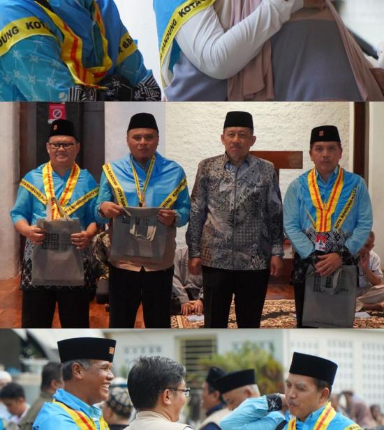 Pelepasan Kafilah Jamaah Haji KBIHU Salman Kloter 27 KJT Kota Bandung